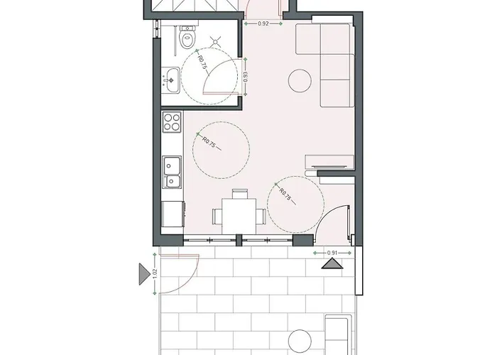Dantis Place In Wheel Chair Accessible Daire Anabolu